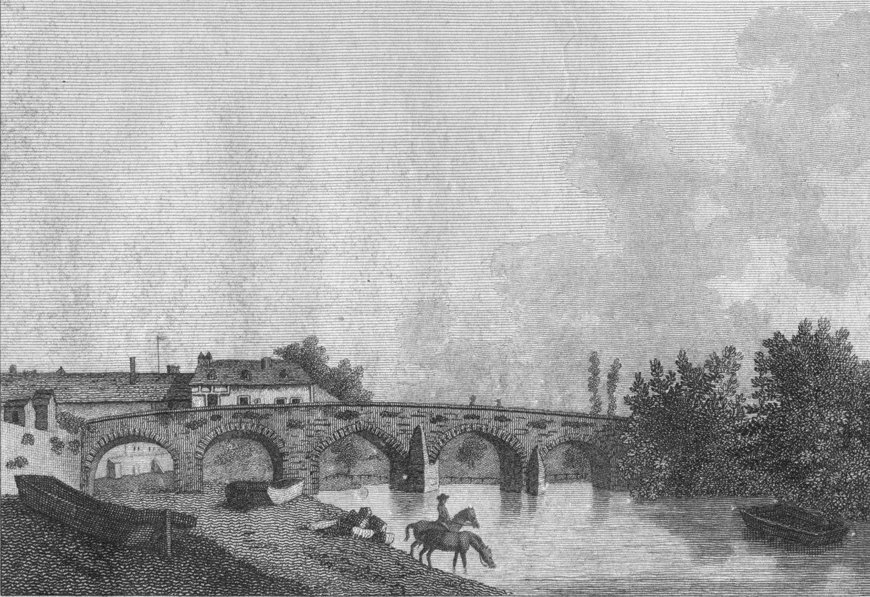 Ponte di Maidstone, Kent. Pl. 2 da James Newton