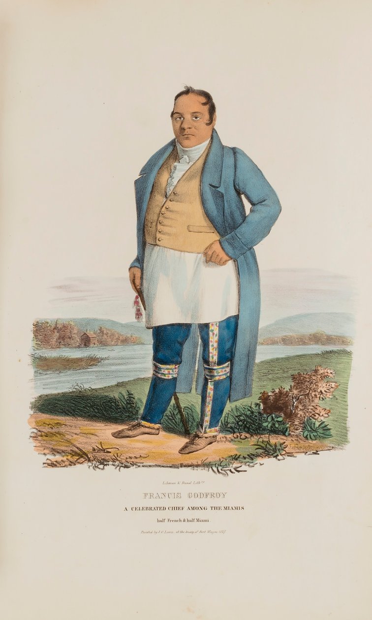 FRANCIS GODFROY; Un famoso capo tra i Mami, da Il portafoglio degli aborigeni da James Otto Lewis