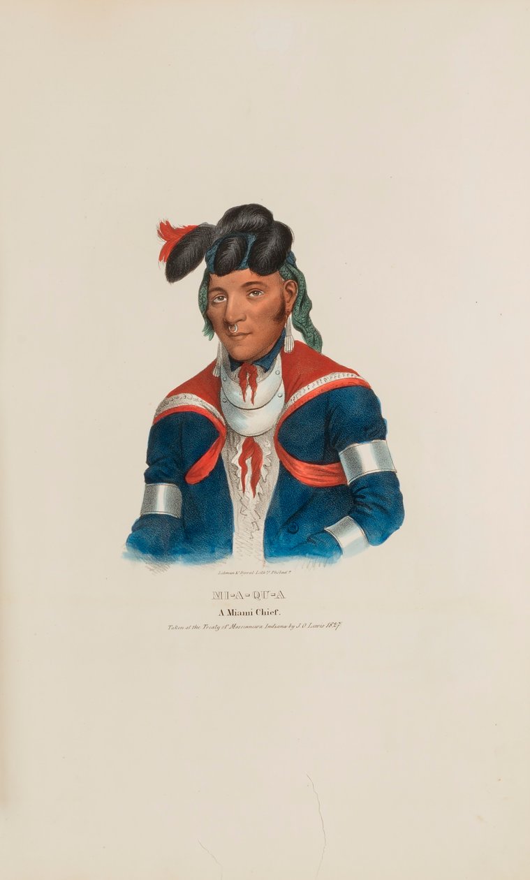 MI-A-QU-A; Un capo Miami, da Il portafoglio aborigeno da James Otto Lewis
