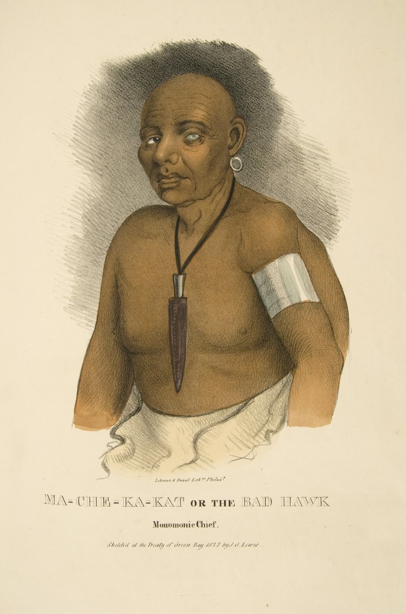 Ma-che-ka-kat o il Falco Cattivo da James Otto Lewis