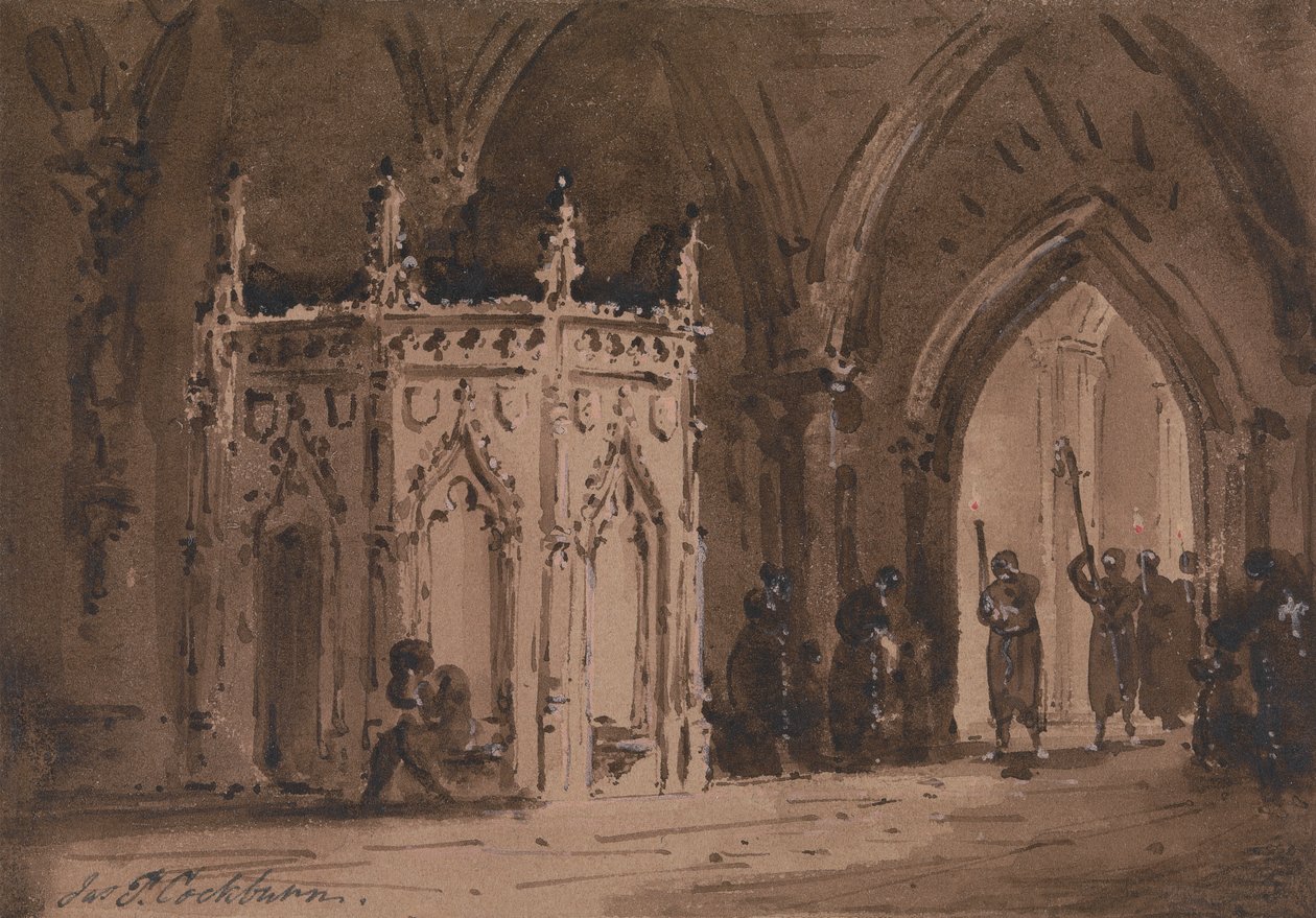 Processione in una Chiesa da James Pattison Cockburn