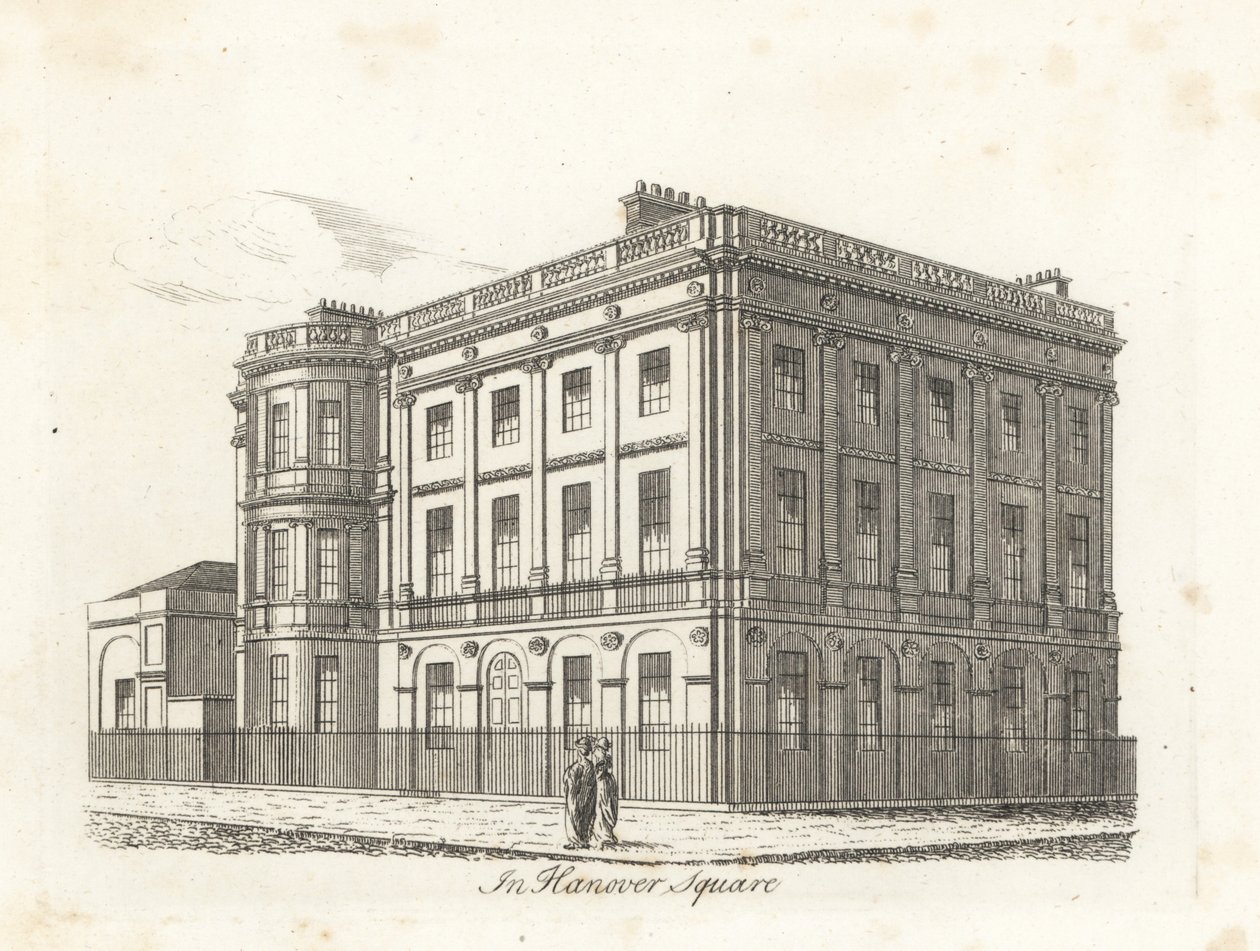 Harewood House, Hanover Square, Londra da James Peller Malcolm