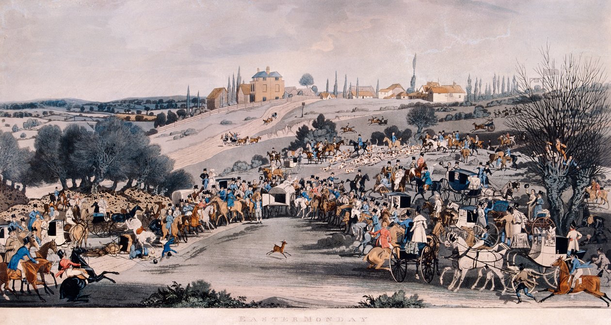 Lunedì di Pasqua, 1820 - Epping Forest, Essex da James Pollard