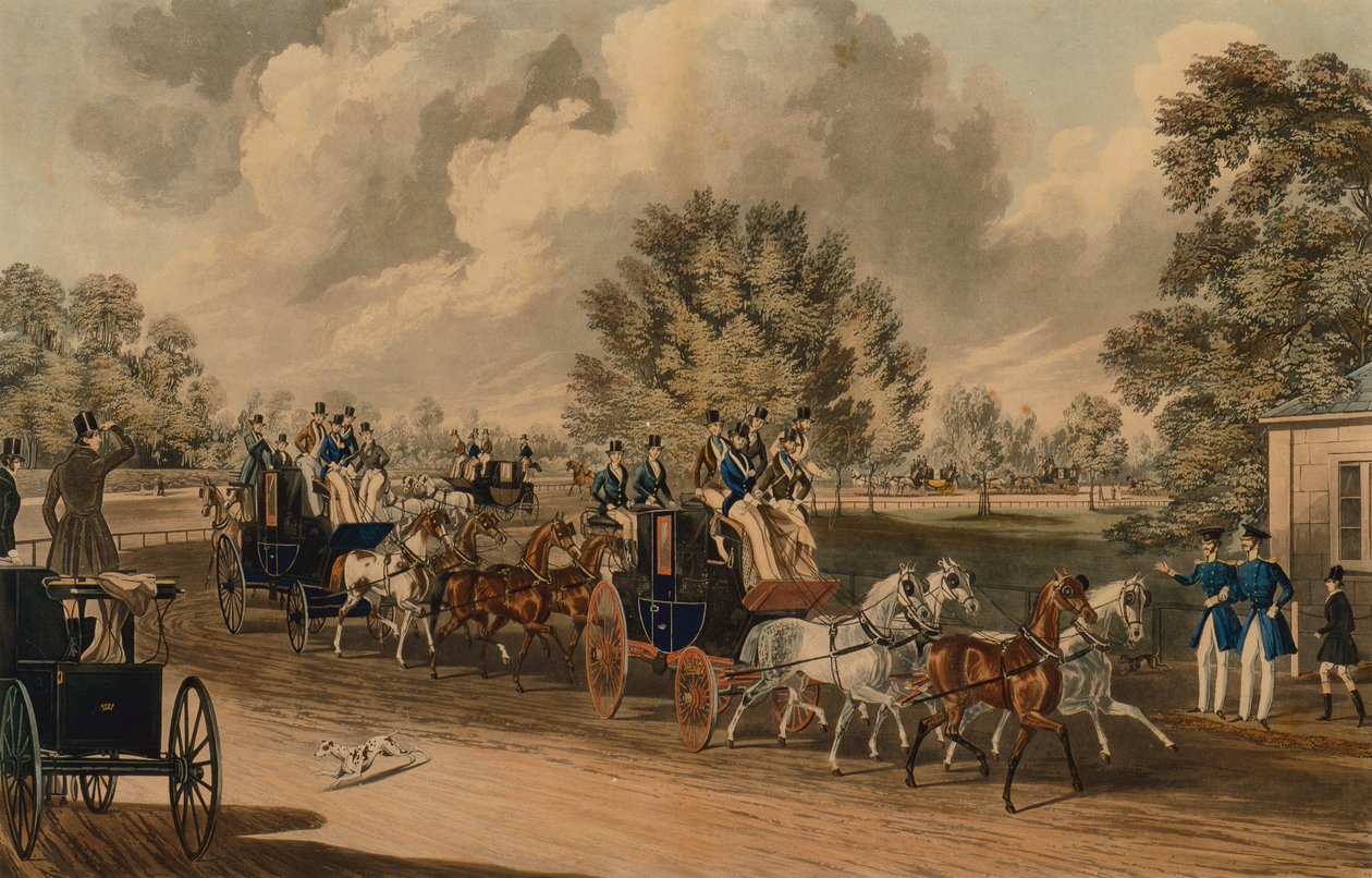 Il Club dei Quattro in Mano, Hyde Park da James Pollard