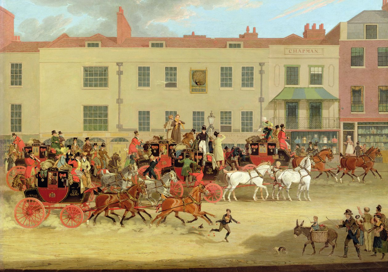 Le poste del Nord al Peacock, Islington da James Pollard