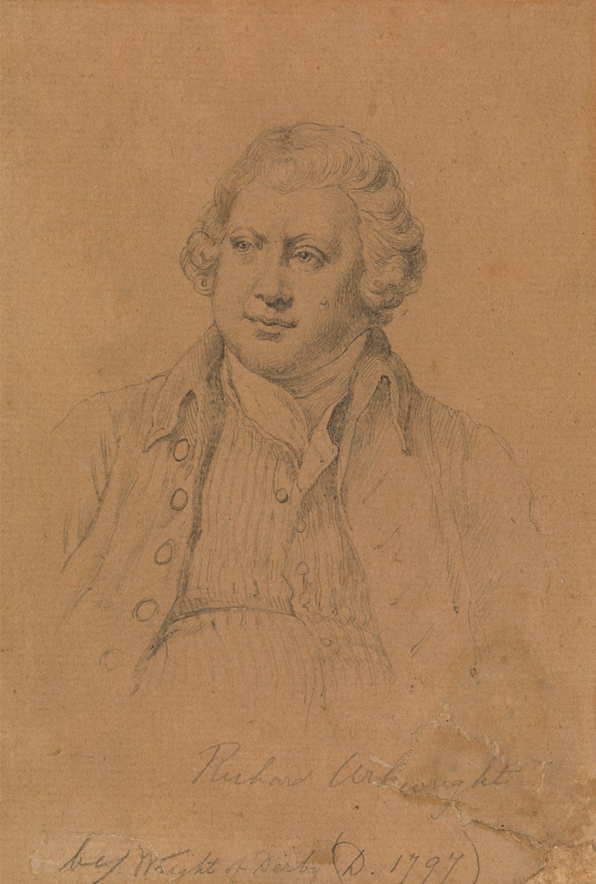 Richard Arkwright, inventore della Spinning Jenny da James Posselwhite