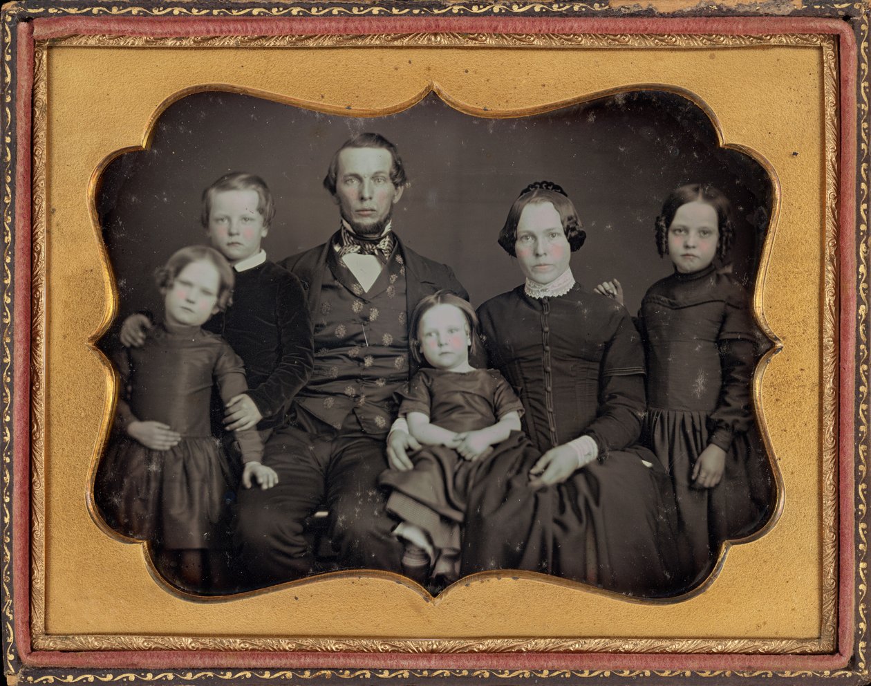 Ritratto di famiglia, c. 1848 (foto) da James Presley Ball