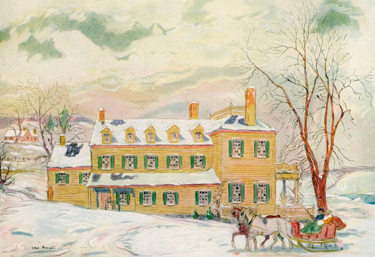 La casa Kendall, Virginia, USA, XVIII secolo, 1921 da James Preston