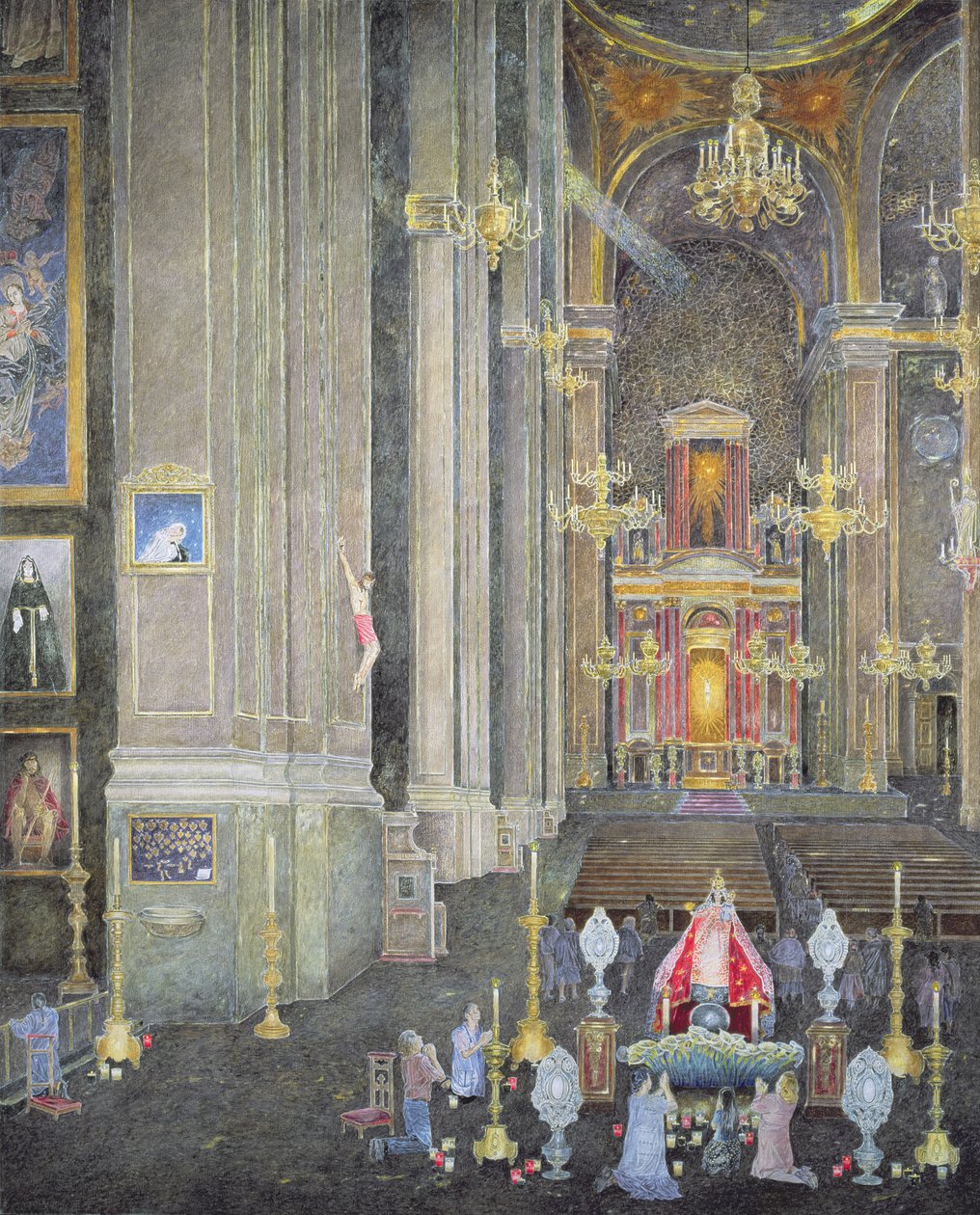 Venerazione della Virgen del Rosario, il Convento di San Domingo, 2001 da James Reeve
