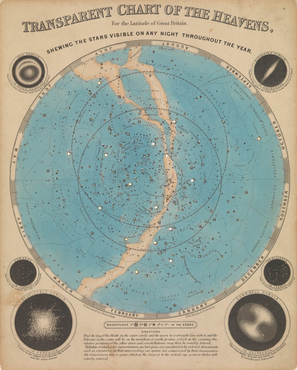 Carta dei cieli da James Reynolds
