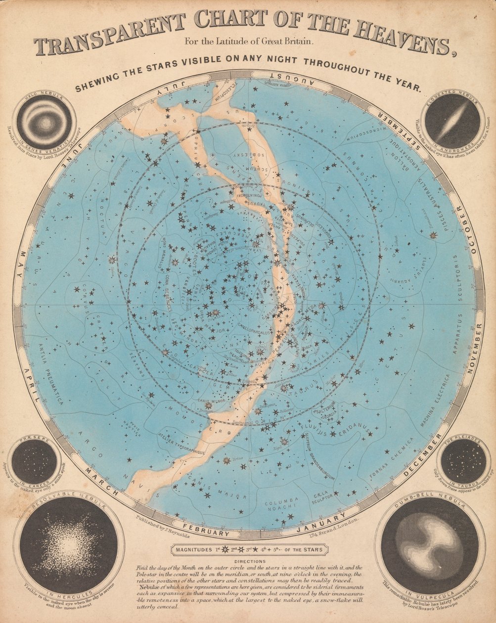 Carta dei cieli da James Reynolds