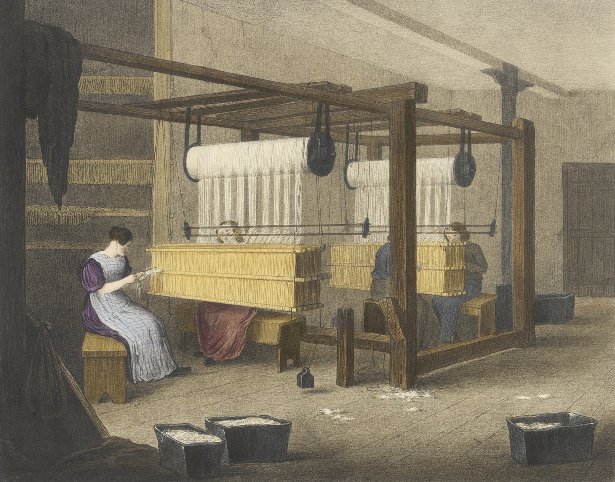 Infilatura, Progresso del Cotone No. 9, pub. 1840 da James Richard Barfoot
