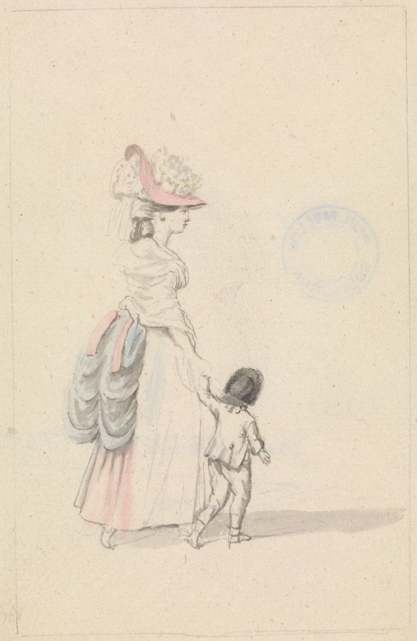 Donna e bambino da James Roberts
