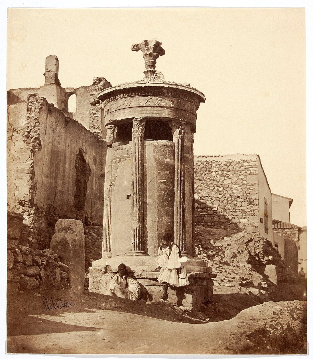 «Monumento coregico di Lisicrate» [Atene. Monumento di Lisicrate] da James Robertson