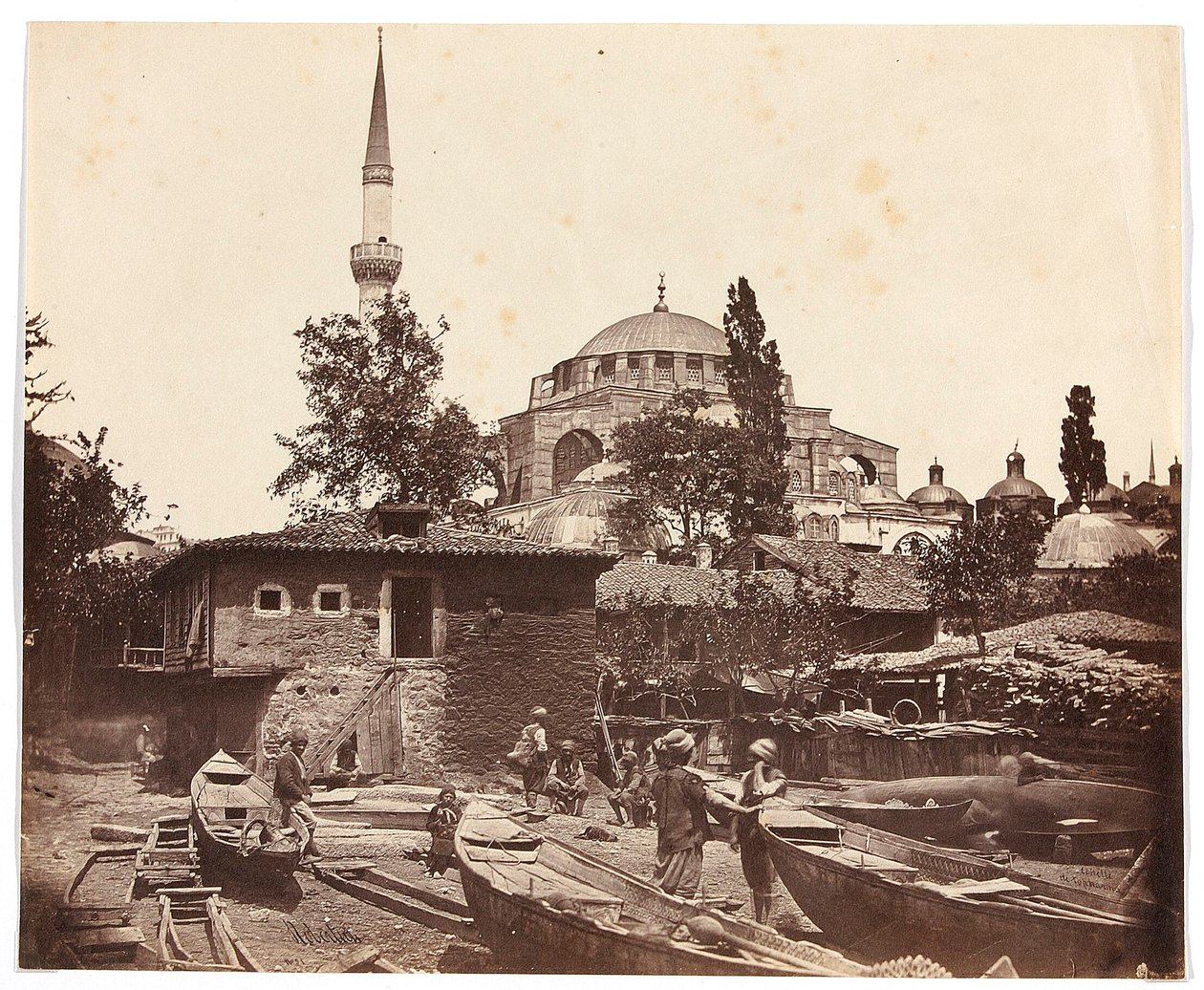 «Scala di Tophanna» [Istanbul. Moschea con un minareto] da James Robertson
