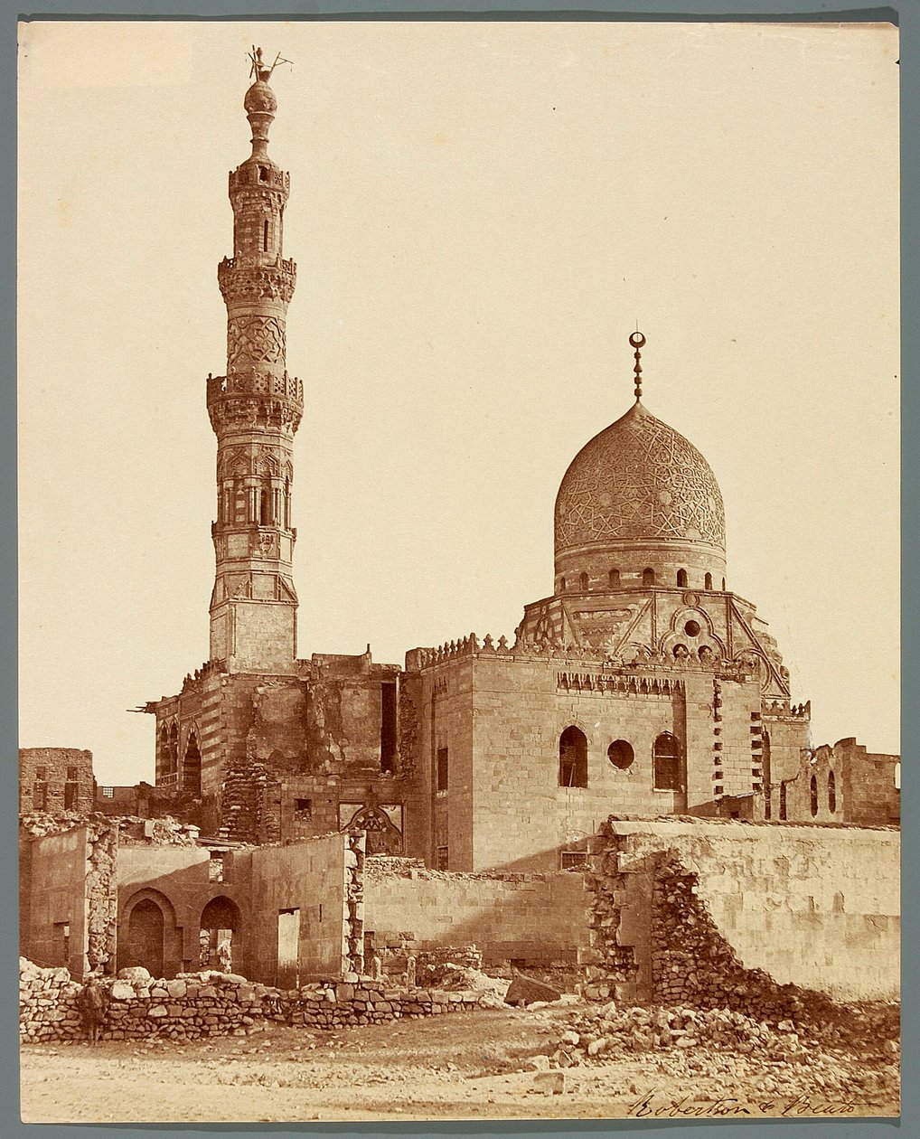 Egitto. Il Cairo. Complesso tombale del sultano Qaitbay (1472-1474) da James Robertson