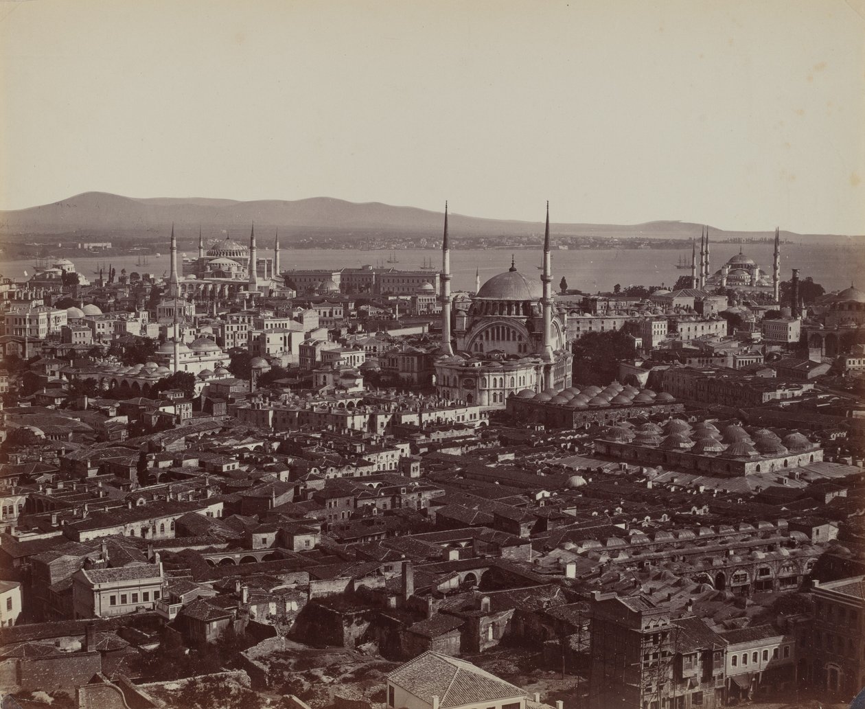 Panorama di Costantinopoli, 1857 (foto) da James Robertson