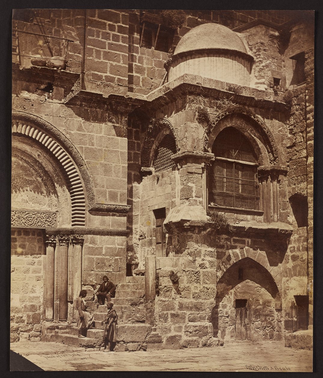 Portico del Santo Sepolcro, Gerusalemme [Gerusalemme. Basilica del Santo Sepolcro - cappella dei Franchi] da James Robertson