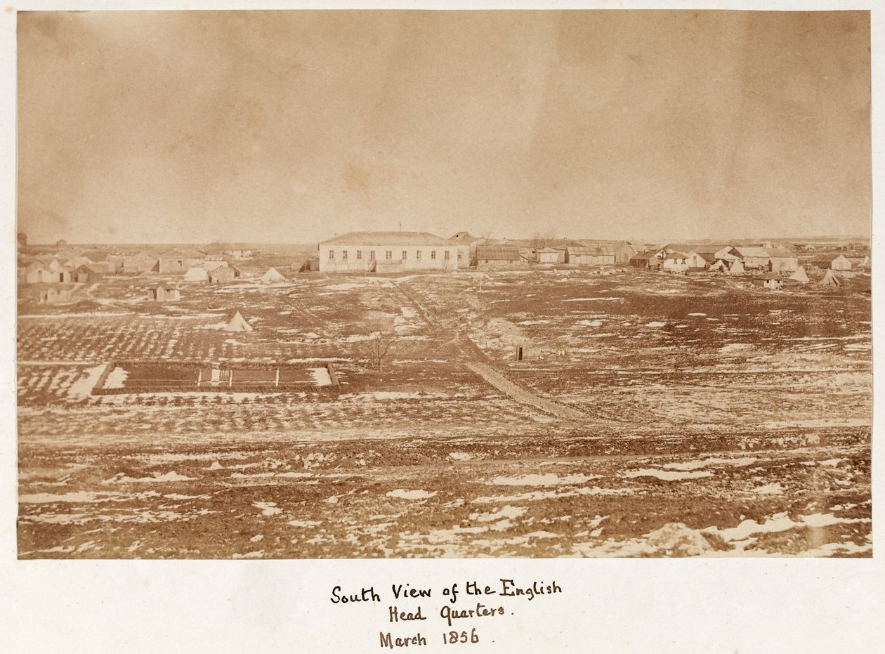 Vista sud del Quartier Generale di Lord Raglan da James Robertson