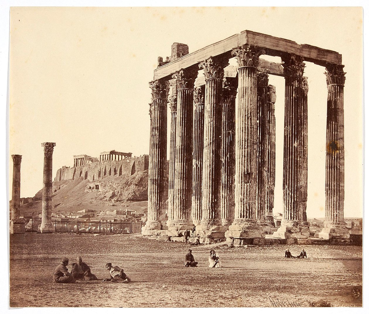 Tempio di Zeus Olimpio, Atene da James Robertson
