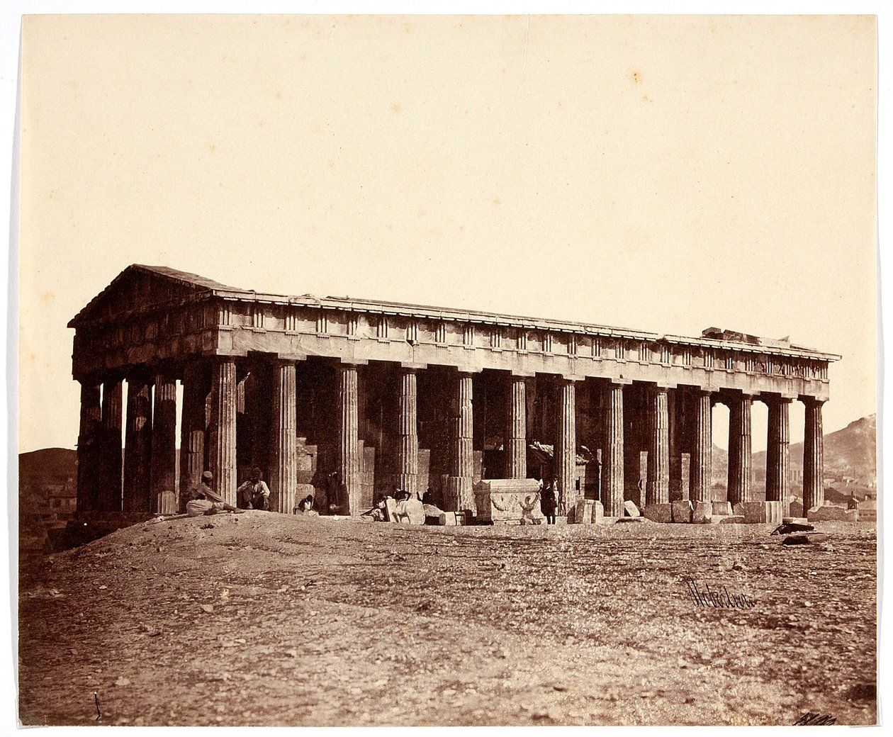 "Tempio di Teseo" [Atene. Theseion - in realtà Tempio di Efesto] da James Robertson