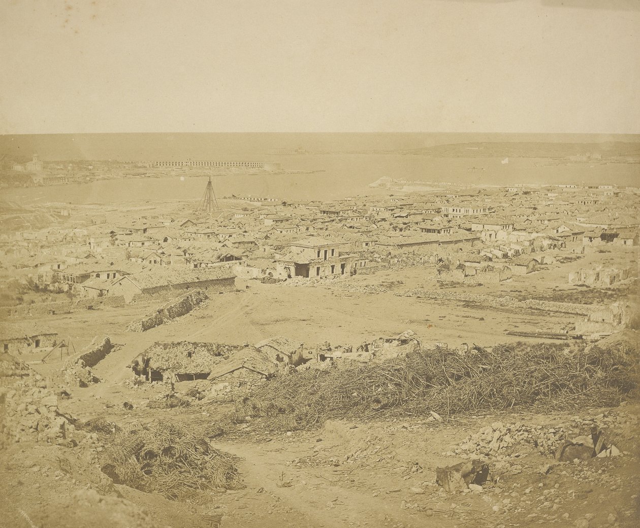 Veduta di Sebastopoli dopo la caduta, ripresa dal Malakoff da James Robertson