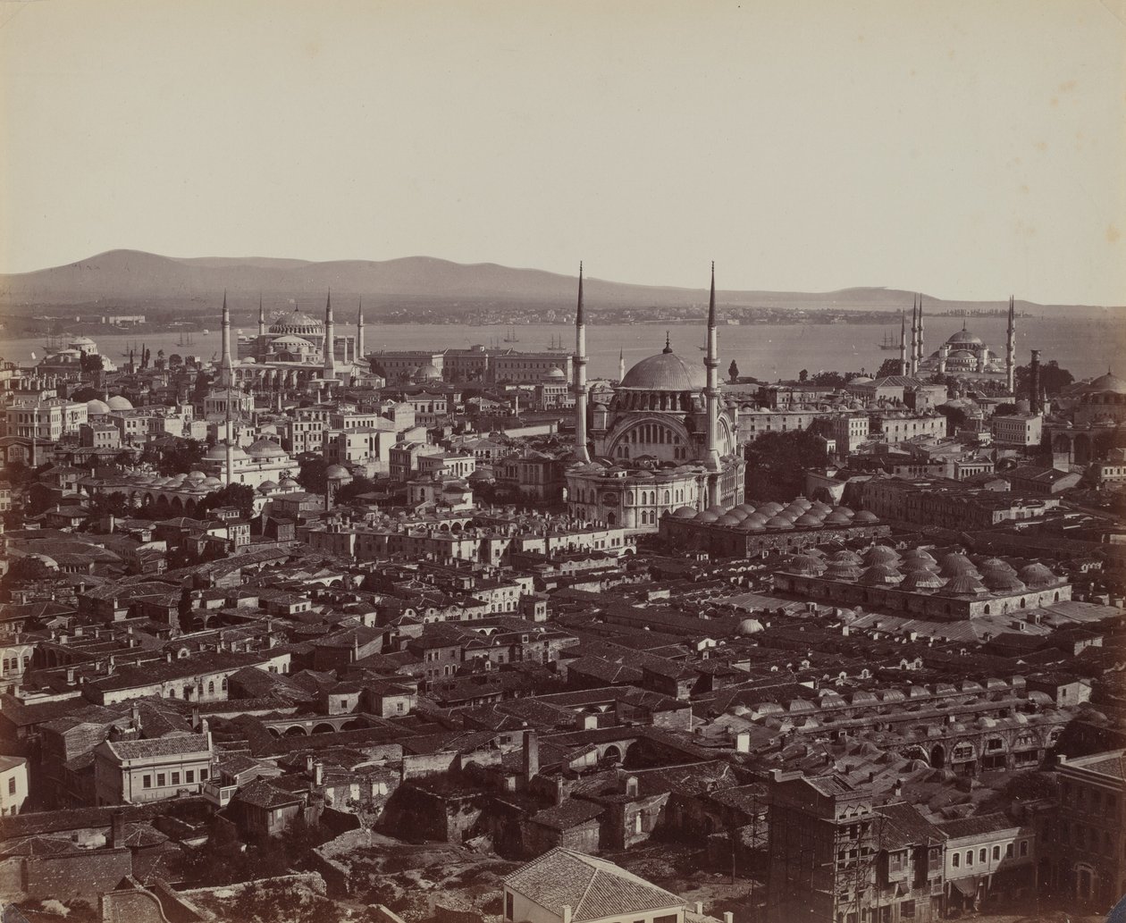 Panorama di Costantinopoli da James Robertson, and Felice Beato