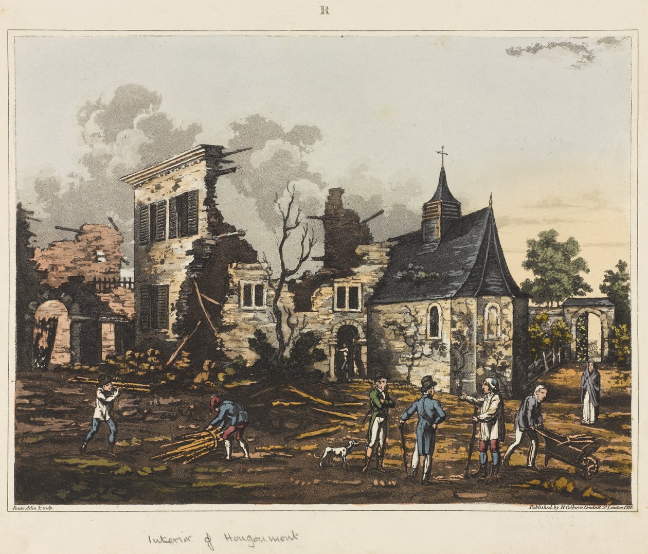 Interno di Hougoumont, da 