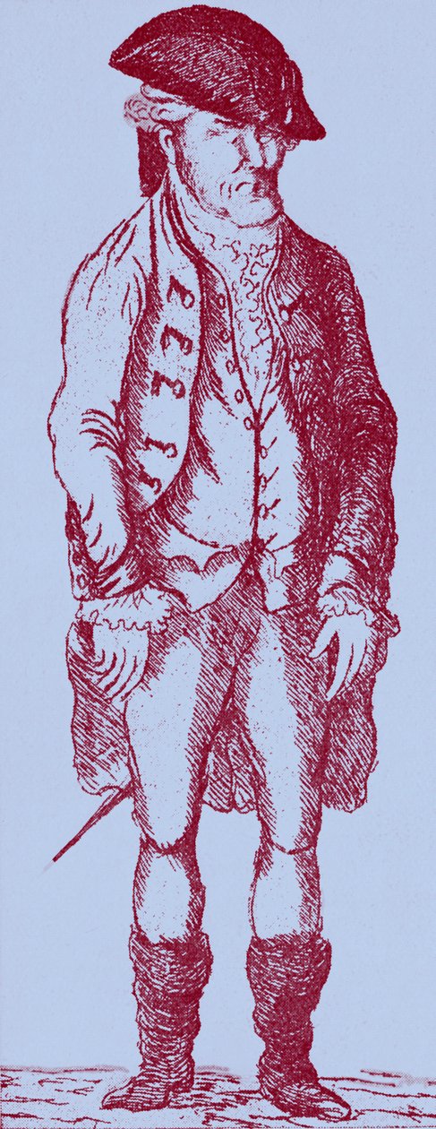 John Wilkes - da una caricatura di James Sayers da James Sayers