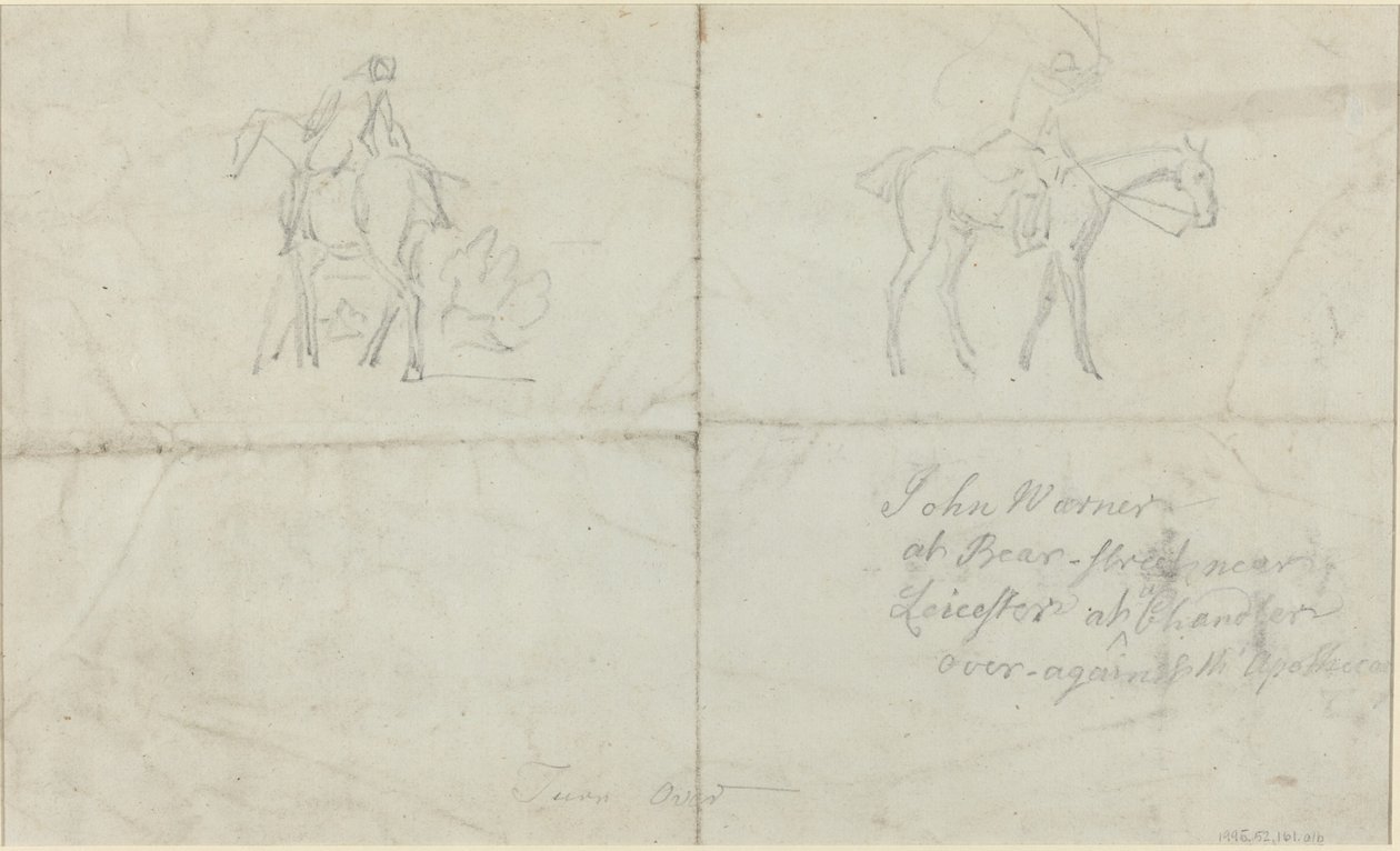 Cavalieri a cavallo [verso] da James Seymour