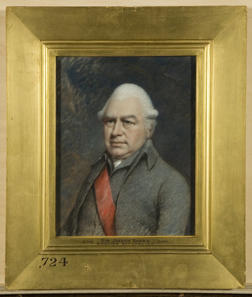 Sir Joseph Banks, naturalista inglese da James Sharples