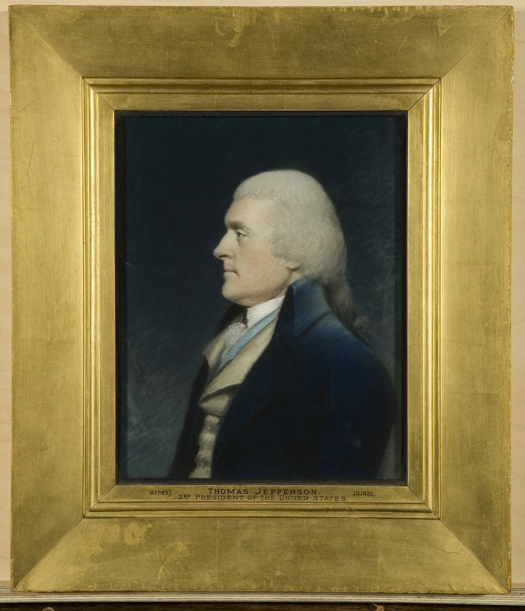 Thomas Jefferson, c.1797 da James Sharples