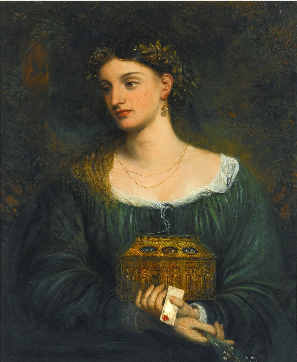 Pittura preraffaellita: Pandora da James Smetham