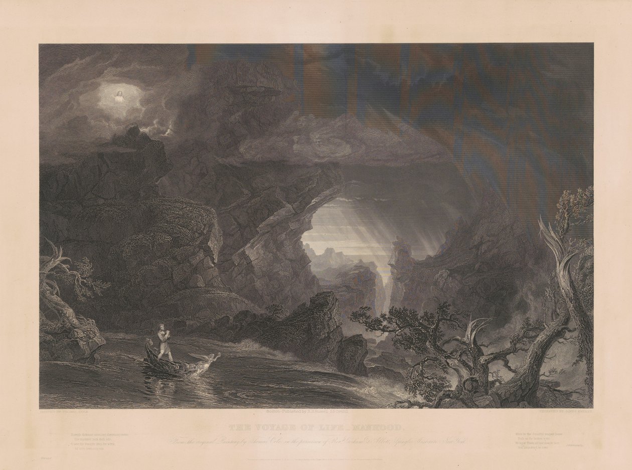 Il viaggio della vita: età adulta da James Smillie, after Thomas Cole