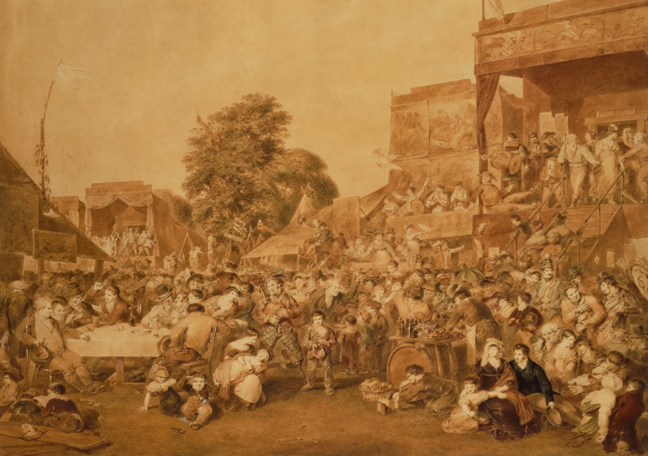 La Fiera del 1° Agosto a Hyde Park da James Stephanoff