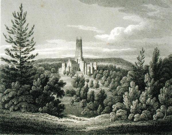 Abbazia di Fonthill dal faro da James Storer