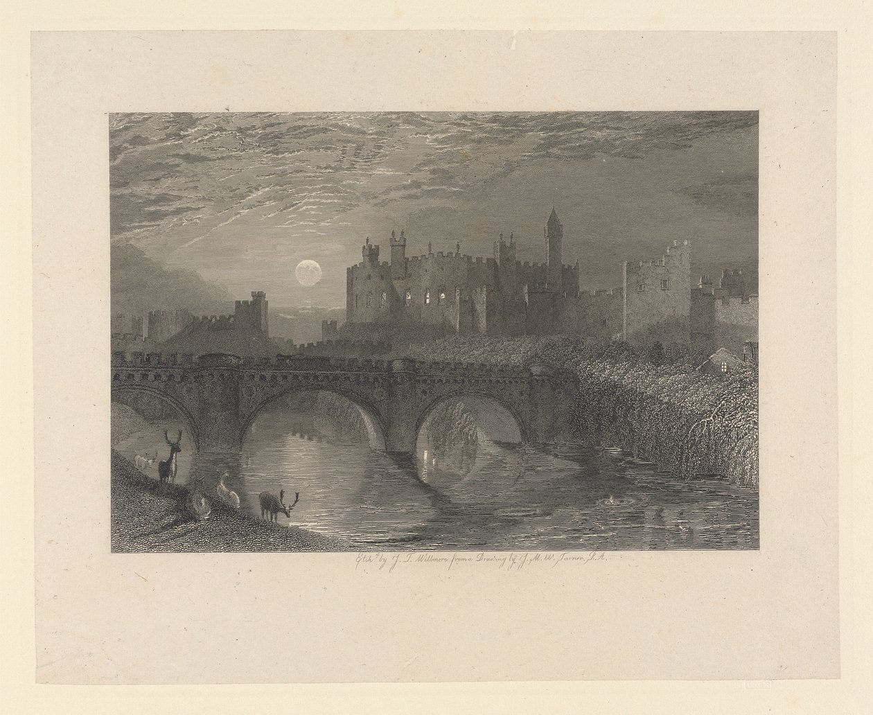 Castello di Alnwick, Northumberland da James T. Willmore