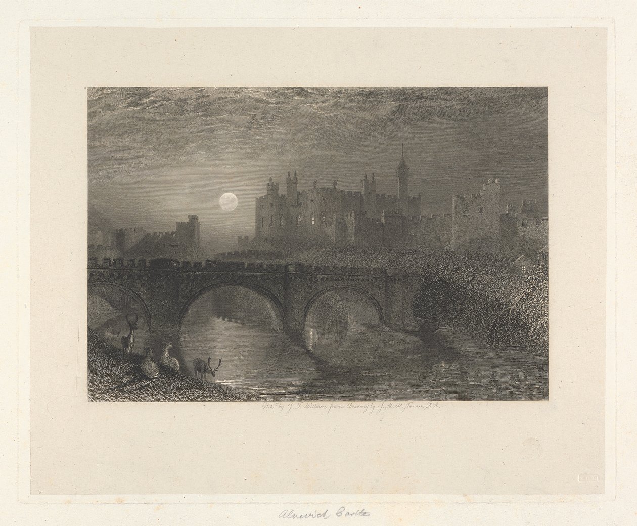Castello di Alnwick, Northumberland da James T. Willmore