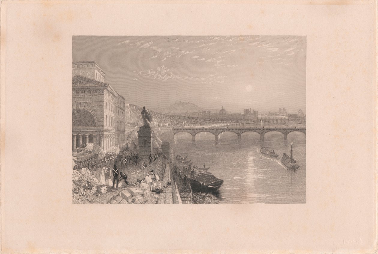 Parigi dalla Barriere de Passy da James T. Willmore