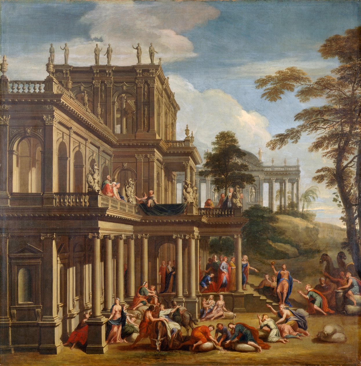 Giuseppe e i suoi fratelli - La scoperta della coppa c.1705 da James Thornhill