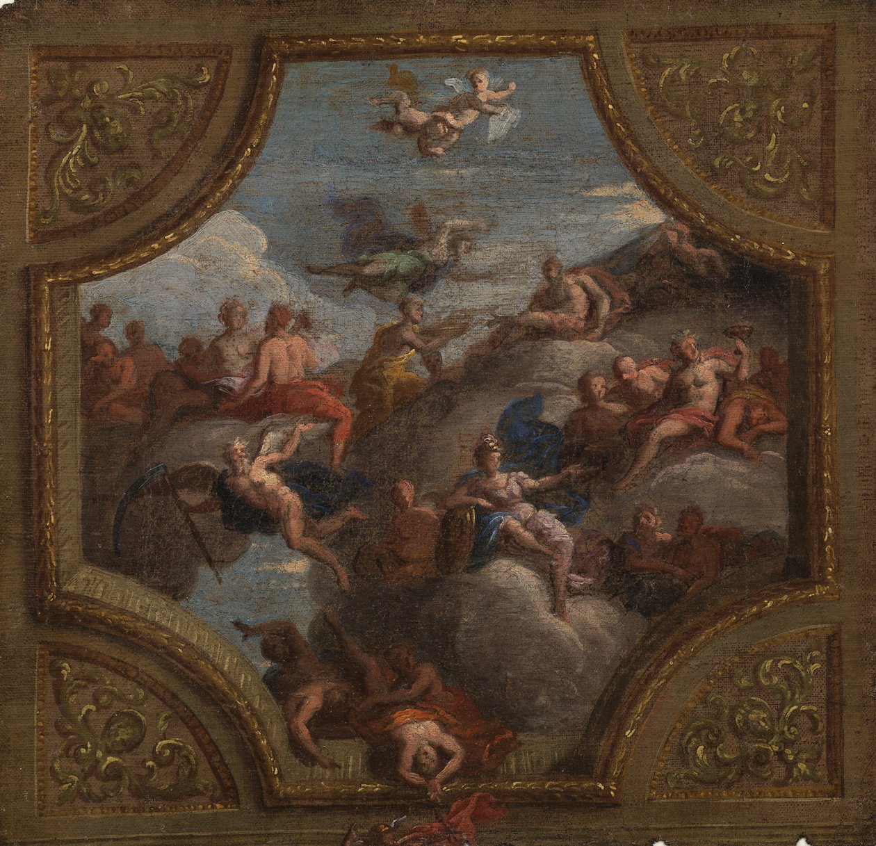 Schizzo per una decorazione del soffitto da James Thornhill