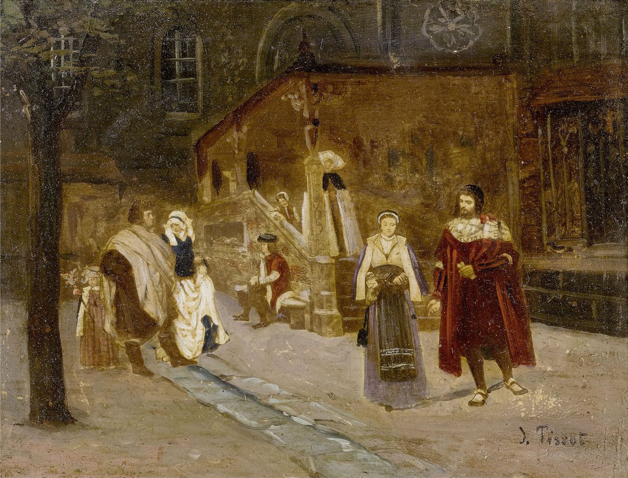 James Tissot Faust e Margarethe da James Tissot