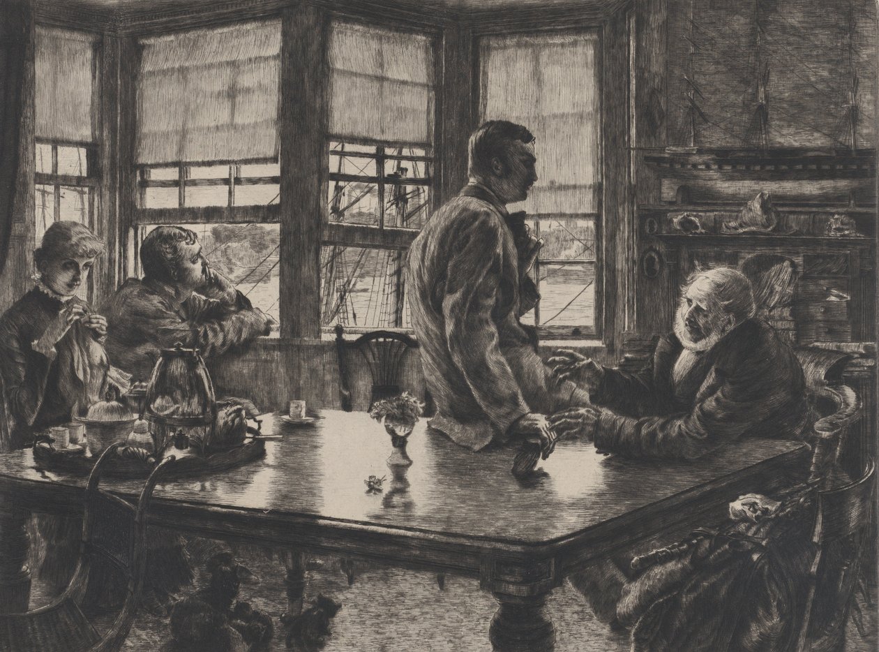 La parabola del figliol prodigo: La partenza n. 1 da James Tissot