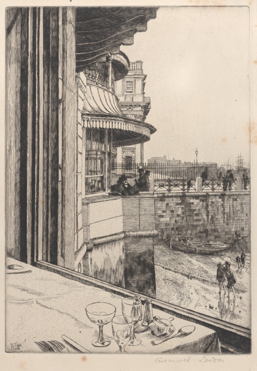 Trafalgar Tavern, Greenwich, 1878 da James Tissot