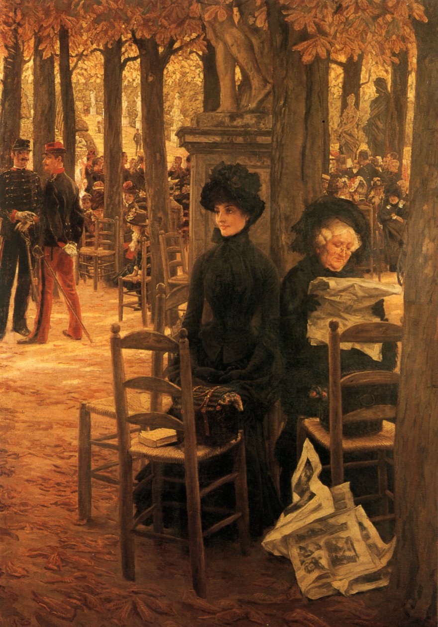 Senza dote (noto anche come Domenica ai Giardini del Lussemburgo) da James Tissot