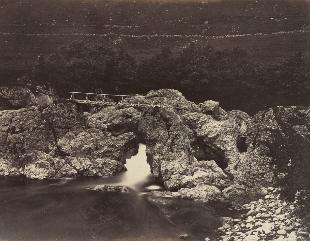 Ponte del pastore vicino a Forest Lodge da James Valentine