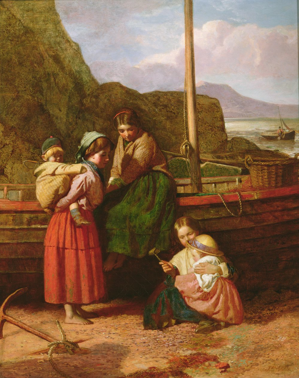 Famiglia del pescatore da James Waite