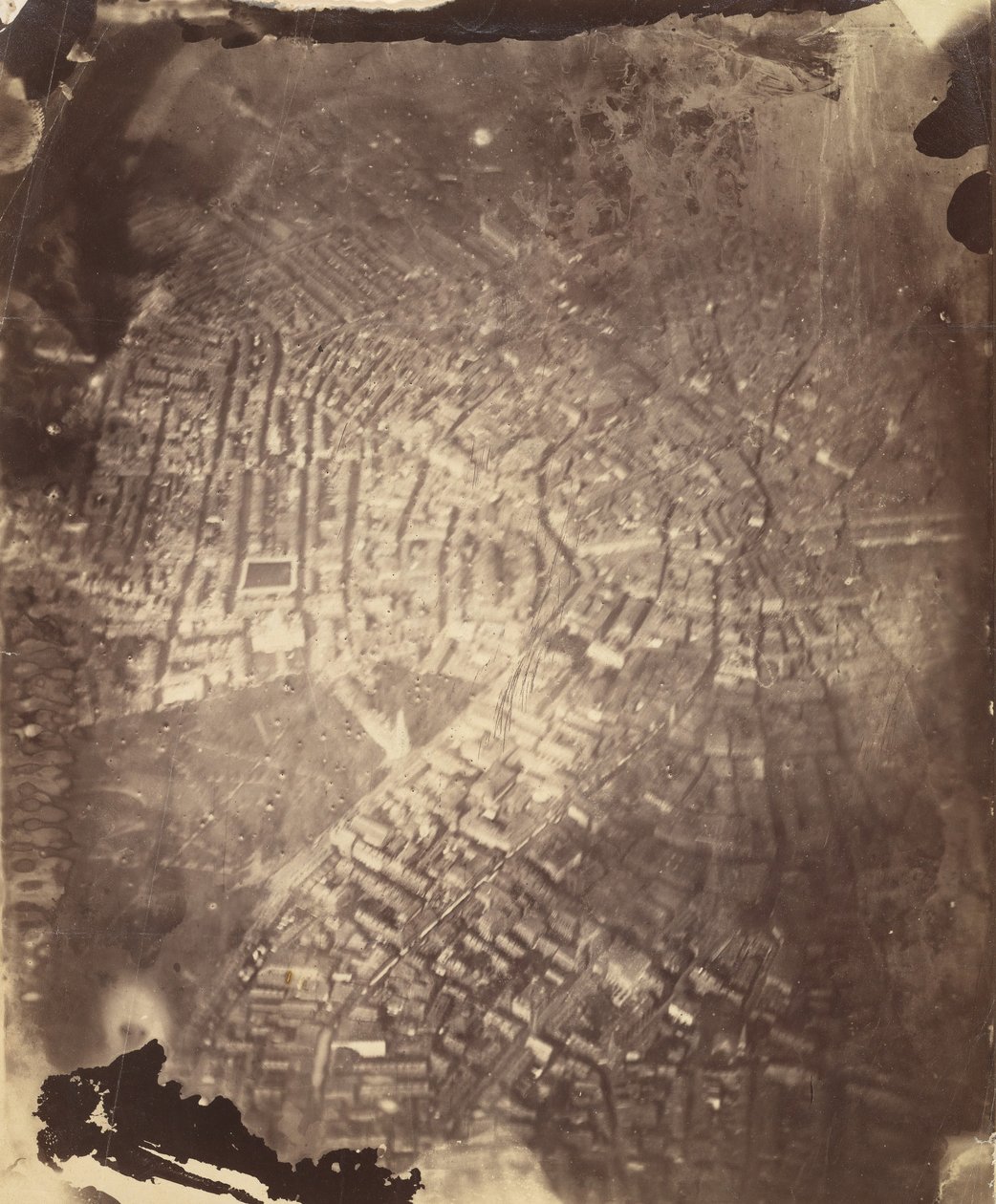 Boston da una mongolfiera, 1860s da James Wallace Black