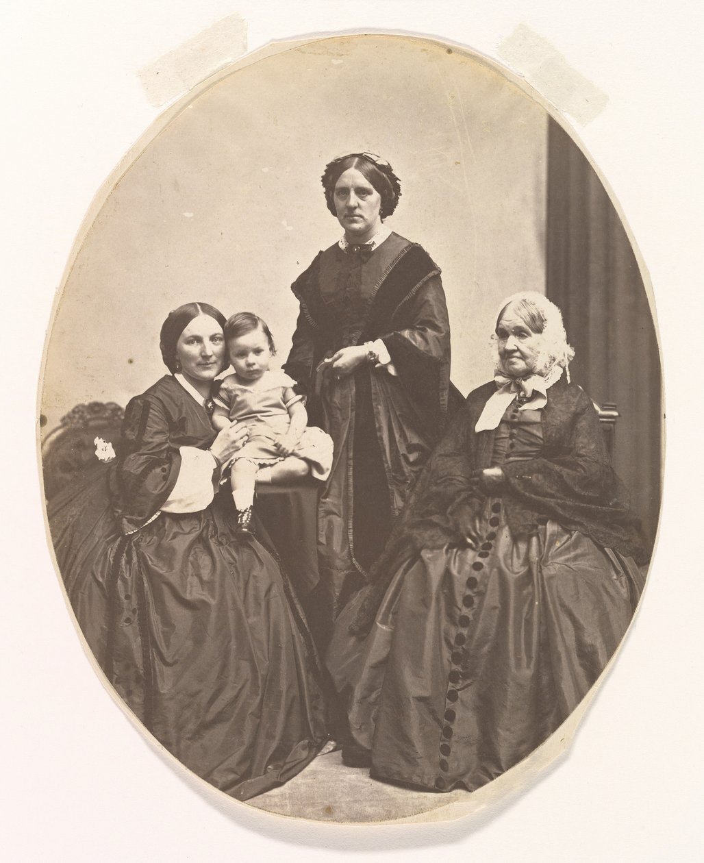 Quattro generazioni, ca. 1860 da James Wallace Black