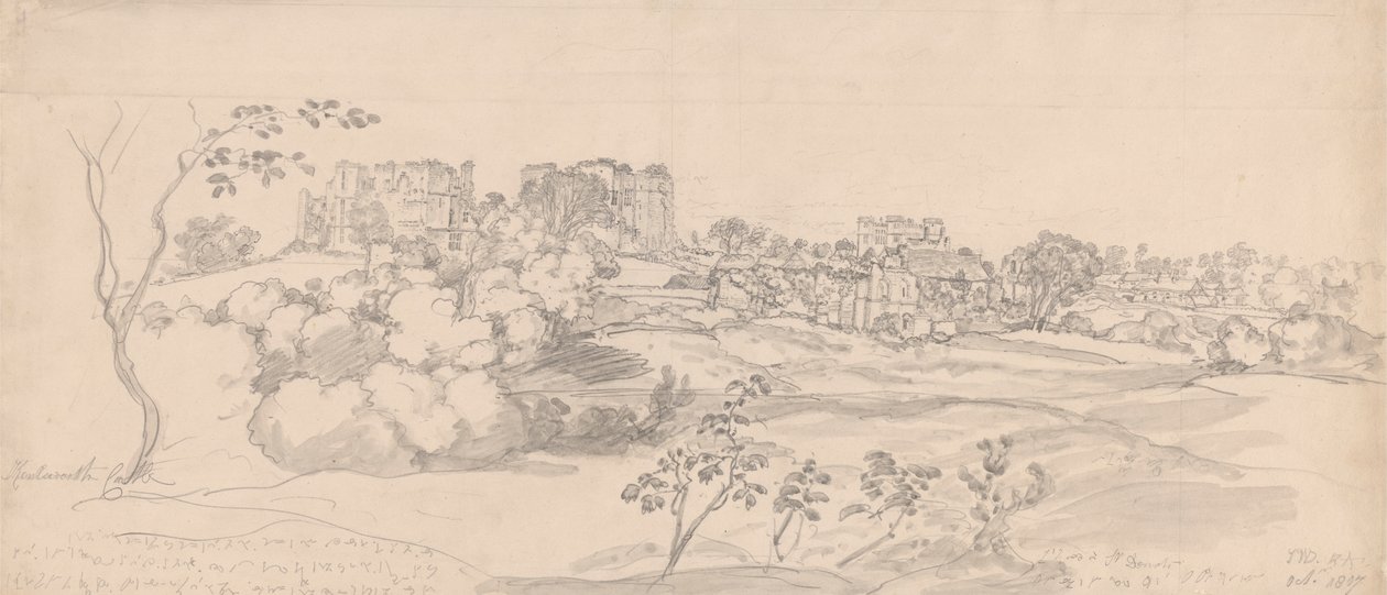 Castello di Kenilworth da James Ward
